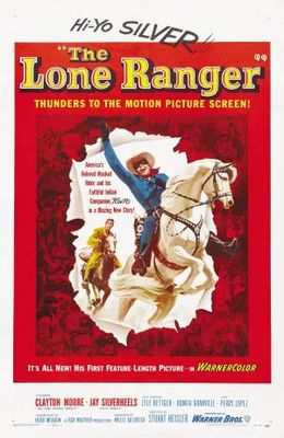 The Lone Ranger movie poster (1956) tote bag