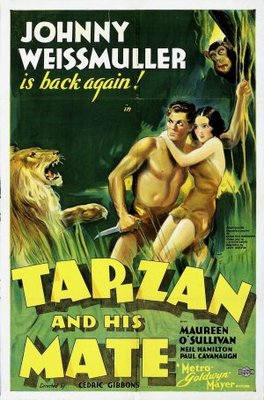Tarzan and His Mate movie poster (1934) calendar