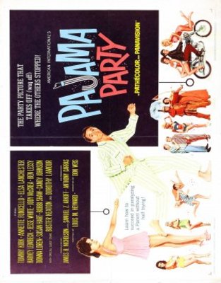 Pajama Party movie poster (1964) tote bag