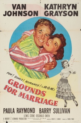 Grounds for Marriage movie poster (1951) tote bag