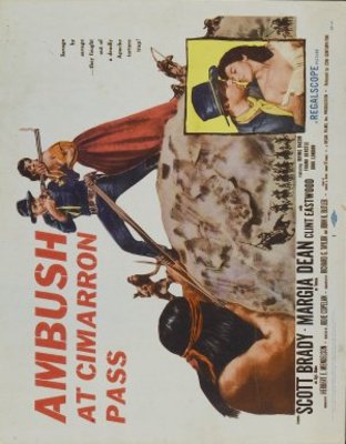 Ambush at Cimarron Pass movie poster (1958) poster