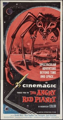 The Angry Red Planet movie poster (1960) mouse pad