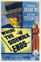 Where the Sidewalk Ends movie poster (1950) Tank Top #1076970