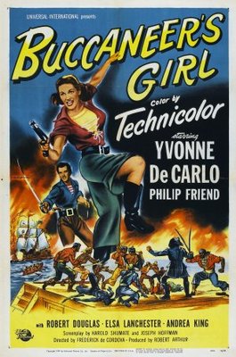 Buccaneer's Girl movie poster (1950) tote bag