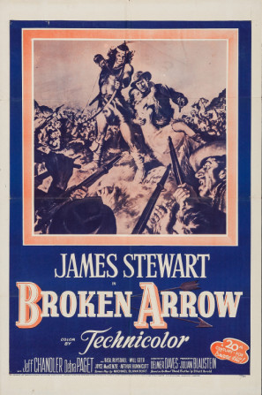 Broken Arrow movie poster (1950) tote bag