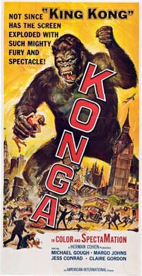 Konga movie poster (1961) poster