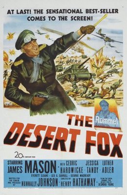 The Desert Fox: The Story of Rommel movie poster (1951) Mouse Pad MOV_ee2bd27e