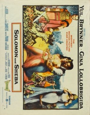 Solomon and Sheba movie poster (1959) poster