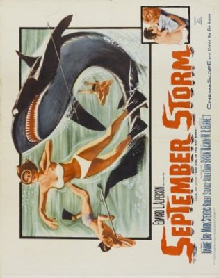 September Storm movie poster (1960) hoodie