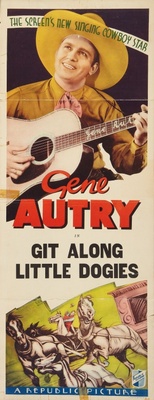 Git Along Little Dogies movie poster (1937) calendar