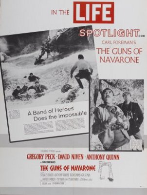 The Guns of Navarone movie poster (1961) tote bag