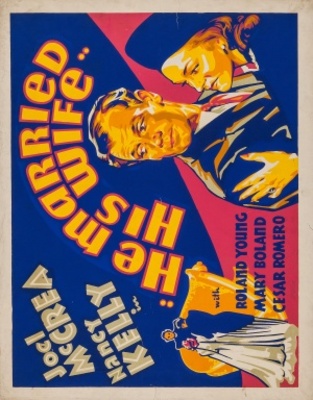 He Married His Wife movie poster (1940) calendar