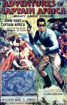 Adventures of Captain Africa, Mighty Jungle Avenger! movie poster (1955) hoodie