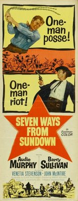 Seven Ways from Sundown movie poster (1960) Poster MOV_ef752890