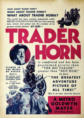 Trader Horn movie poster (1931) tote bag