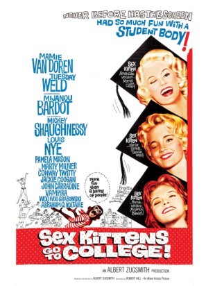 Sex Kittens Go to College movie poster (1960) poster