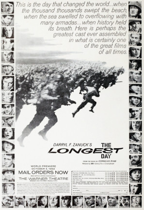 The Longest Day movie poster (1962) calendar