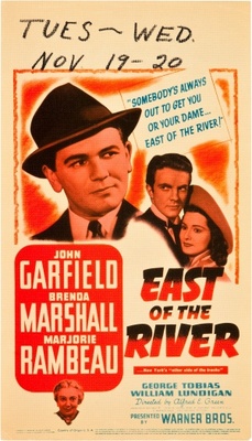 East of the River movie poster (1940) Longsleeve T-shirt
