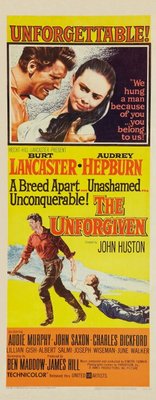 The Unforgiven movie poster (1960) poster