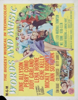 Words and Music movie poster (1948) calendar