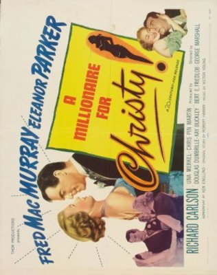 A Millionaire for Christy movie poster (1951) poster