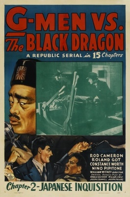 G-men vs. the Black Dragon movie poster (1943) calendar