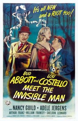 Abbott and Costello Meet the Invisible Man movie poster (1951) calendar