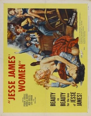 Jesse James' Women movie poster (1954) poster