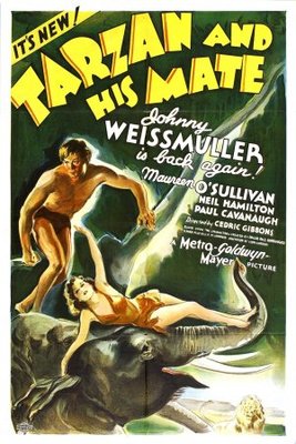 Tarzan and His Mate movie poster (1934) mouse pad