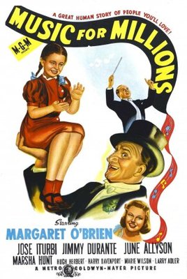 Music for Millions movie poster (1944) Longsleeve T-shirt