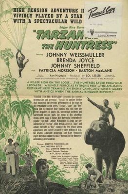 Tarzan and the Huntress movie poster (1947) mouse pad