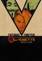 V For Vendetta movie poster (2005) Mouse Pad MOV_f1db724c