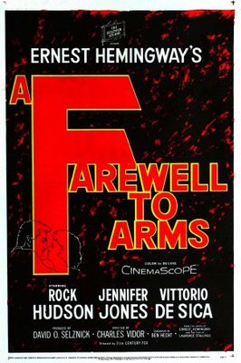 A Farewell to Arms movie poster (1957) calendar