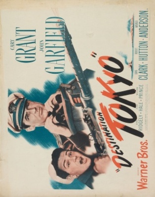 Destination Tokyo movie poster (1943) tote bag