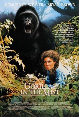 Gorillas in the Mist: The Story of Dian Fossey movie poster (1988) tote bag