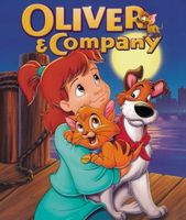 Oliver & Company movie poster (1988) Longsleeve T-shirt #667396
