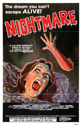 Nightmare movie poster (1981) hoodie