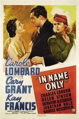 In Name Only movie poster (1939) Poster MOV_f3567a9c