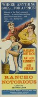 Rancho Notorious movie poster (1952) Sweatshirt #664342