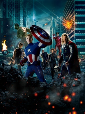 The Avengers movie poster (2012) Mouse Pad MOV_f3e147b6