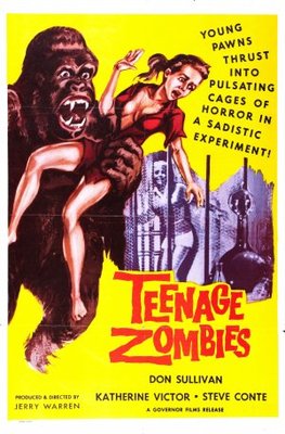 Teenage Zombies movie poster (1959) tote bag