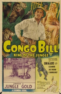 Congo Bill movie poster (1948) mouse pad