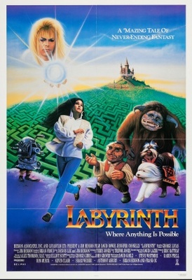 Labyrinth movie poster (1986) mouse pad