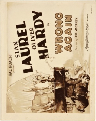 Wrong Again movie poster (1929) Poster MOV_f555af9d