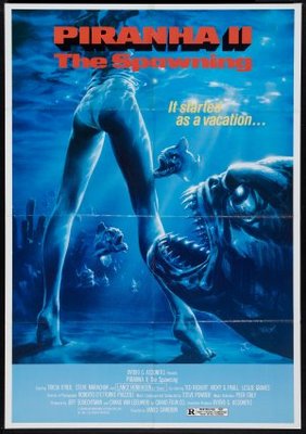 Piranha Part Two: The Spawning movie poster (1981) Longsleeve T-shirt