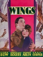 Wings movie poster (1927) t-shirt #MOV_f5cb1b64