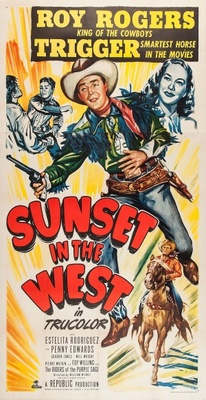 Sunset in the West movie poster (1950) Sweatshirt