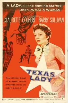 Texas Lady movie poster (1955) poster