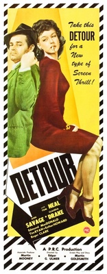 Detour movie poster (1945) poster