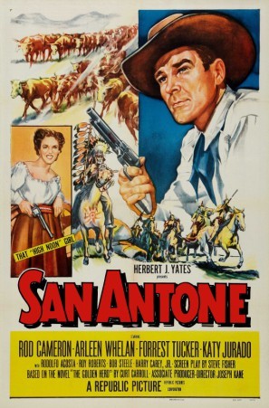 San Antone movie poster (1953) Mouse Pad MOV_f6arkhp8